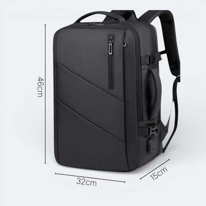 Sac à Dos Voyage Extensible Gris Neutre - | AïtaVia