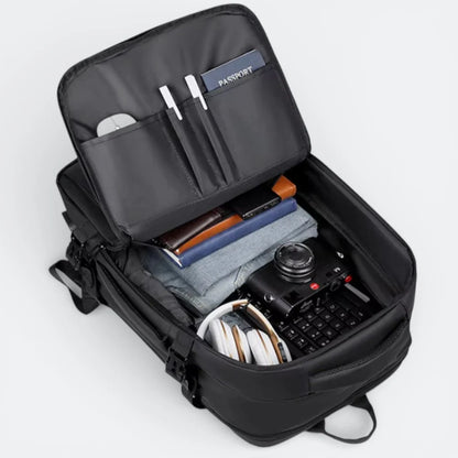 Sac à Dos Voyage Extensible Gris Neutre - | AïtaVia
