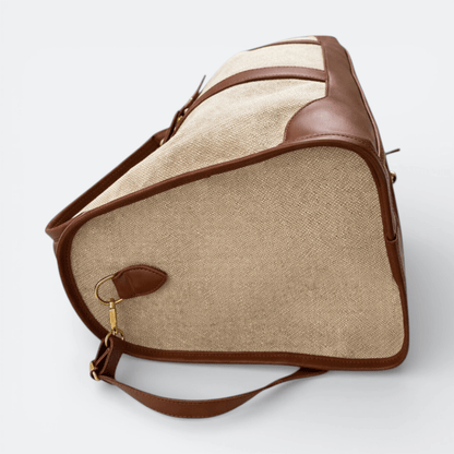 Sac à Main de Voyage Bandoulière sur l'Épaule Beige & Noir - | AïtaVia