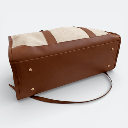 Sac à Main de Voyage Bandoulière sur l'Épaule Beige & Noir - | AïtaVia