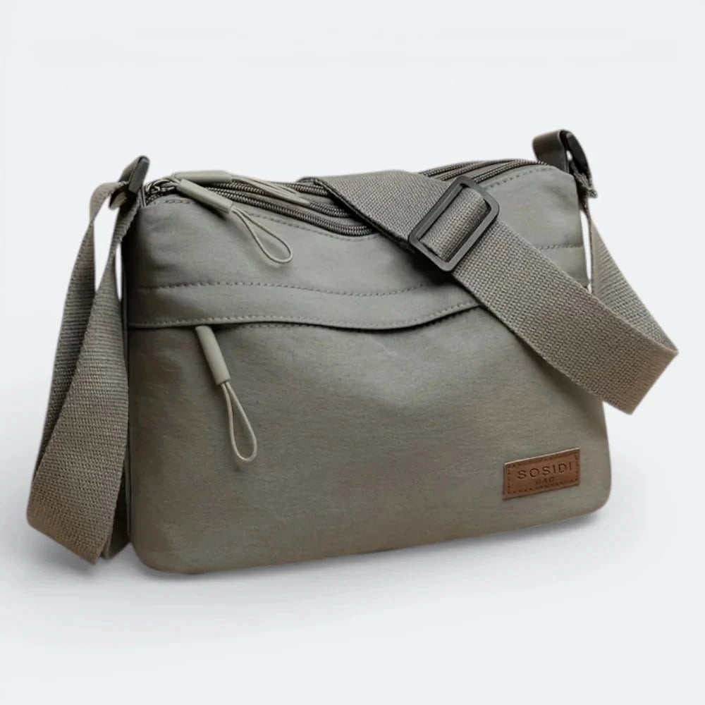 Sac Bandoulière Bretelle Épaisse Gris - | AïtaVia