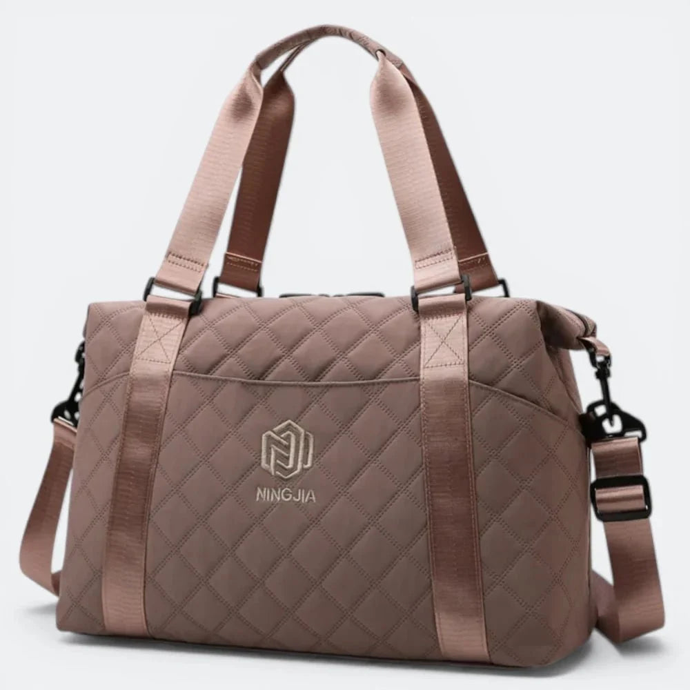Sac Bandoulière Étanche Femme Brun Patiné - | AïtaVia