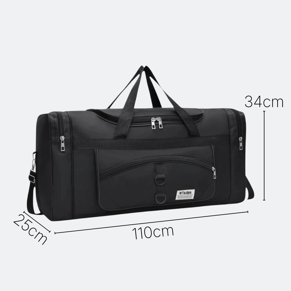 Sac Bandoulière Grand Format Homme Noir - | AïtaVia