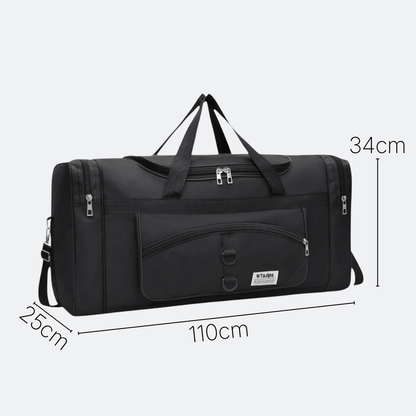 Sac Bandoulière Grand Format Homme Noir - | AïtaVia
