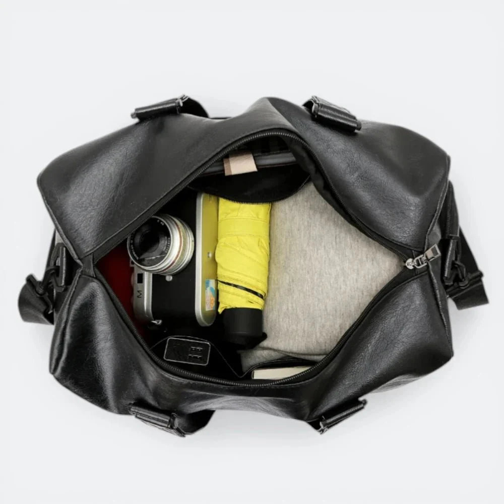 Sac Bandoulière pour Homme en Cuir Brun Terreux - | AïtaVia