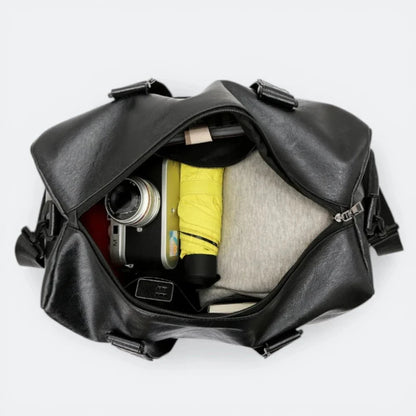 Sac Bandoulière pour Homme en Cuir Brun Terreux - | AïtaVia