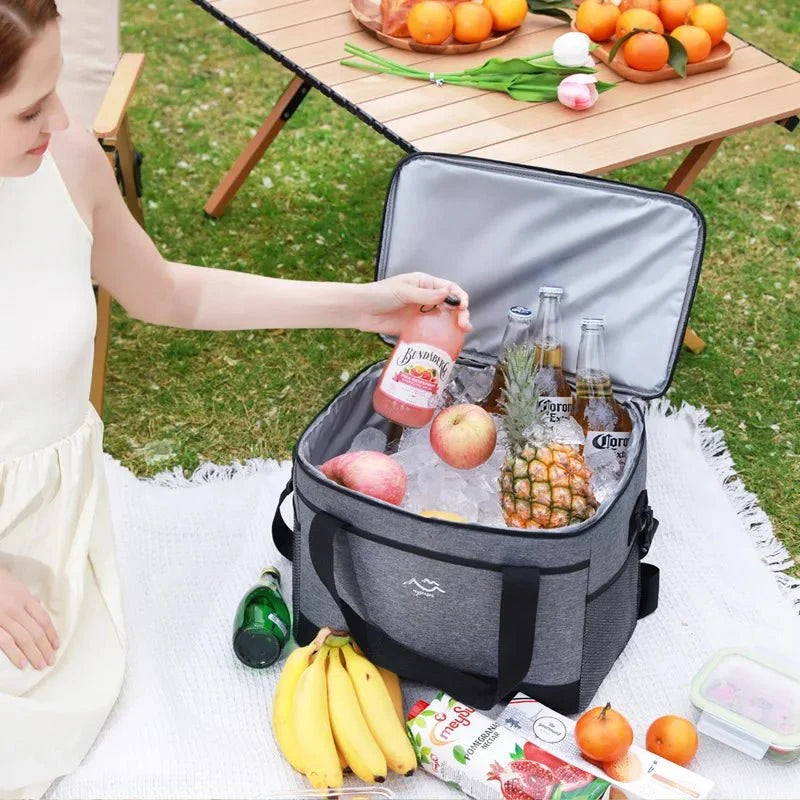 Sac Camping Isotherme Bleu Gris - | AïtaVia