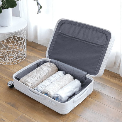 Sac Compression Voyage Sans Aspirateur Transparent - | AïtaVia