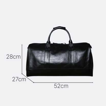 Sac Cuir Homme Voyage Cuir de Vachette Noir - | AïtaVia