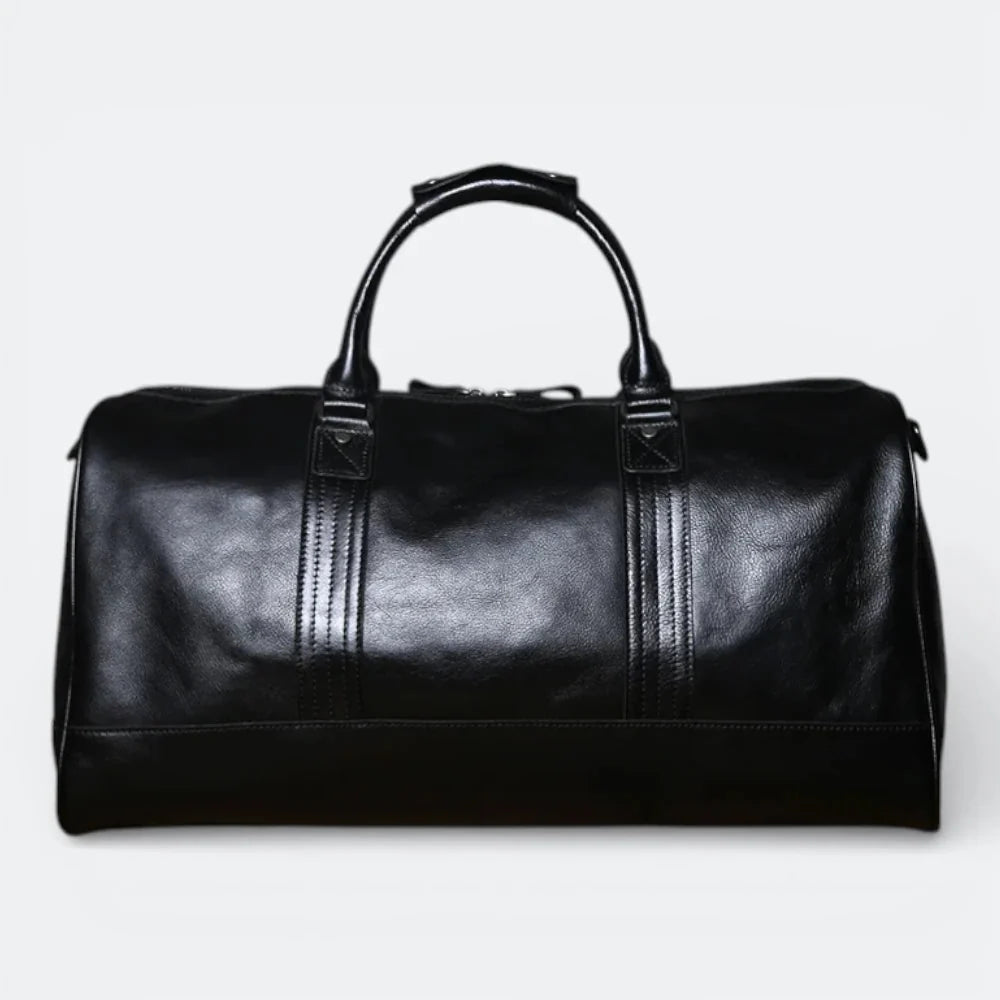 Sac Cuir Homme Voyage Cuir de Vachette Noir - | AïtaVia
