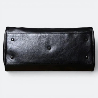 Sac Cuir Homme Voyage Cuir de Vachette Noir - | AïtaVia