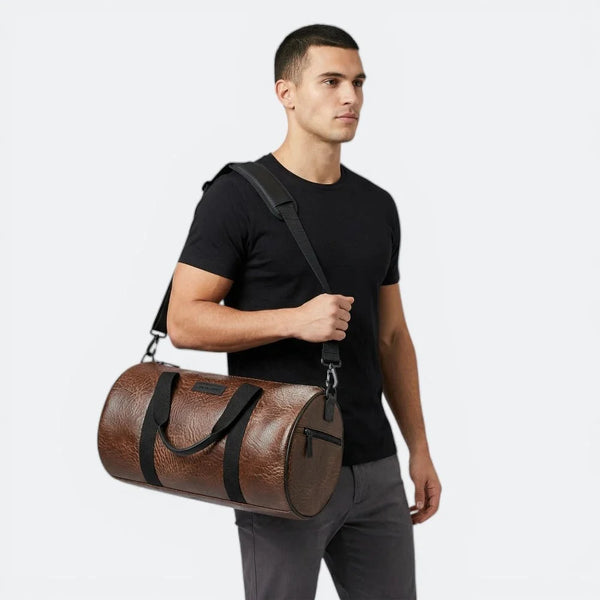 Sac de Sport Homme Cuir Marron