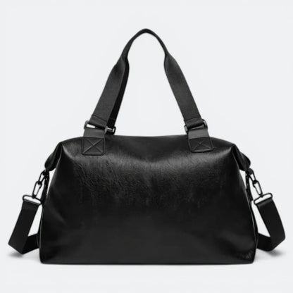 Sac de Sport Homme Cuir Noir Noir - | AïtaVia