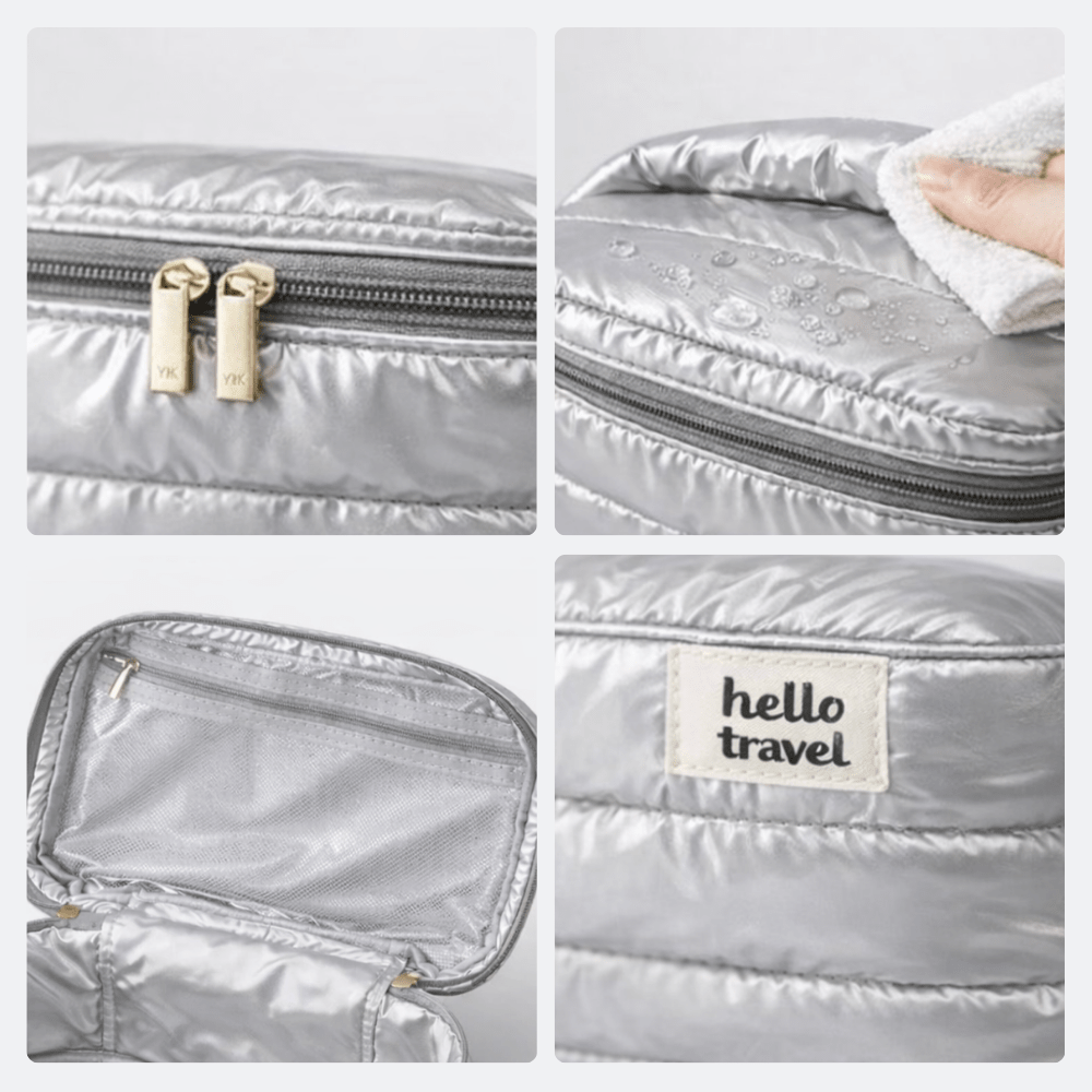 Sac de Toilette Etanche Beige Ivoire - | AïtaVia