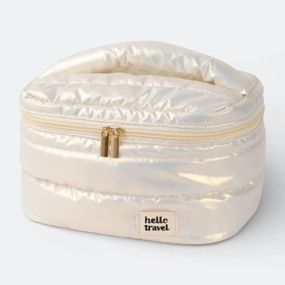 Sac de Toilette Etanche Beige Ivoire - | AïtaVia
