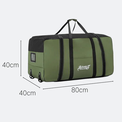 Sac de Voyage à Roulette Grande Capacité Bleu Minuit - | AïtaVia