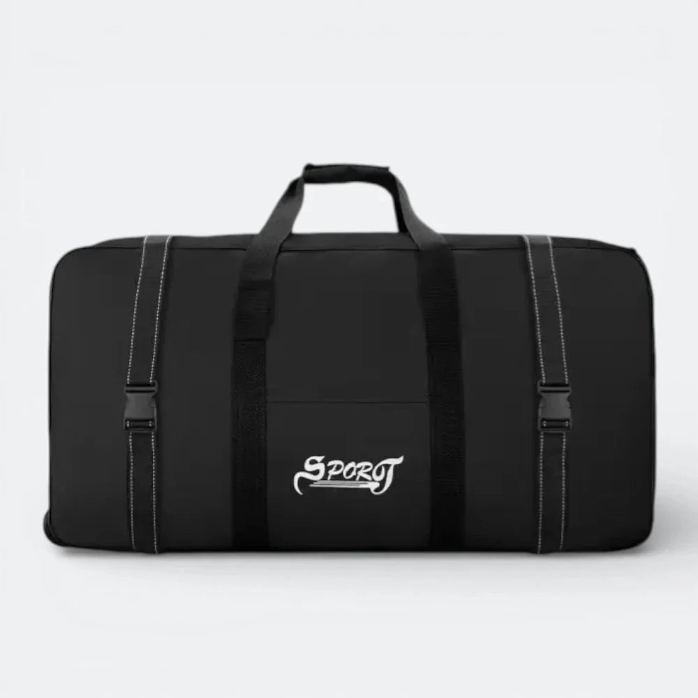 Sac de Voyage à Roulette Grande Capacité Noir Charbon - | AïtaVia
