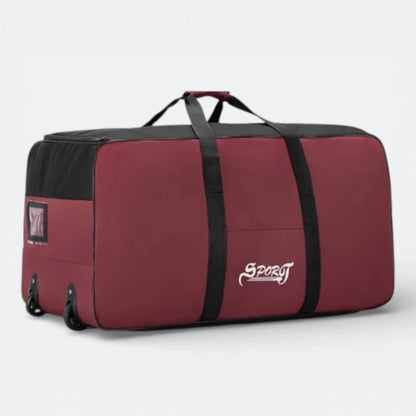 Sac de Voyage à Roulette Grande Capacité Rouge Grenat - | AïtaVia