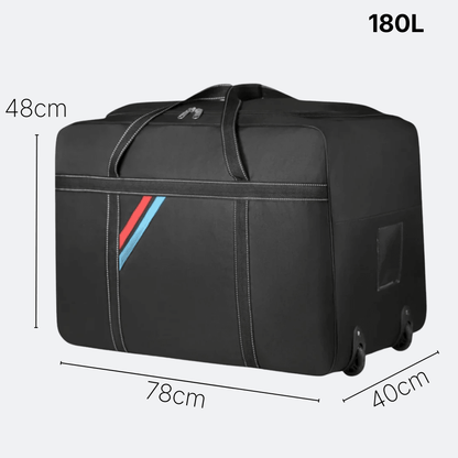 Sac de Voyage à Roulettes Grande Capacité Noir Charbon - | AïtaVia