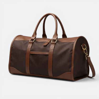 Sac de Voyage Cuir Femme Luxe Brun Ébène - | AïtaVia