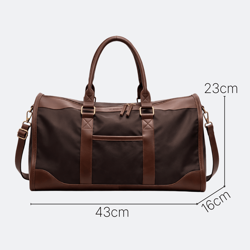 Sac de Voyage Cuir Femme Luxe Brun Patiné - | AïtaVia