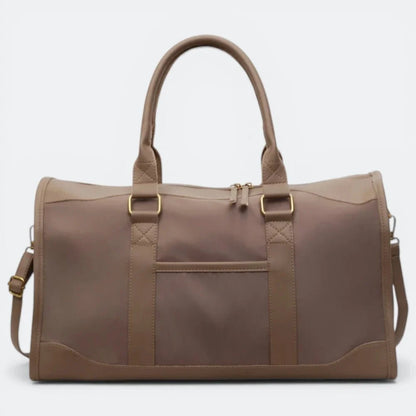 Sac de Voyage Cuir Femme Luxe Brun Patiné - | AïtaVia