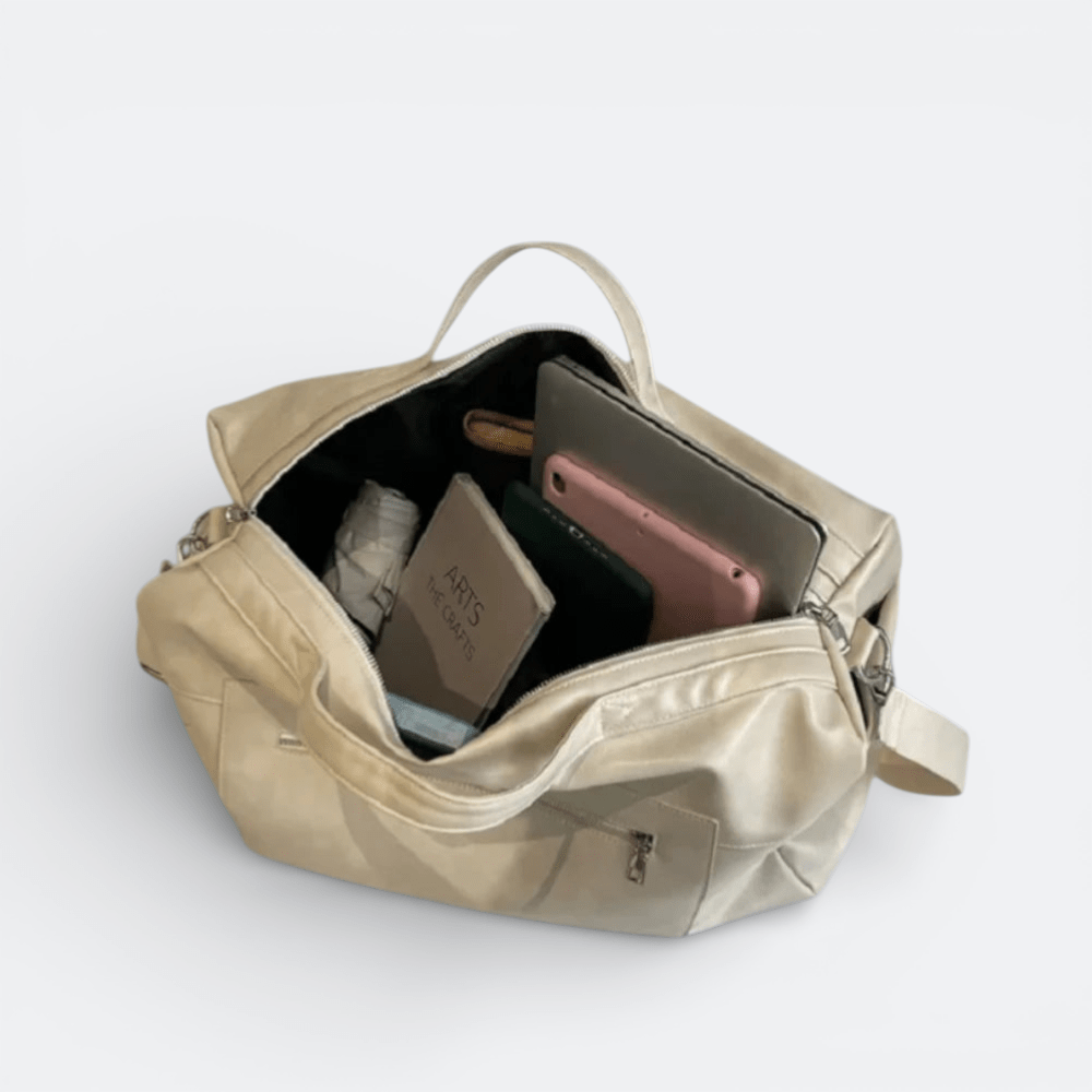 Sac de Voyage Cuir Homme Vintage Noir - | AïtaVia