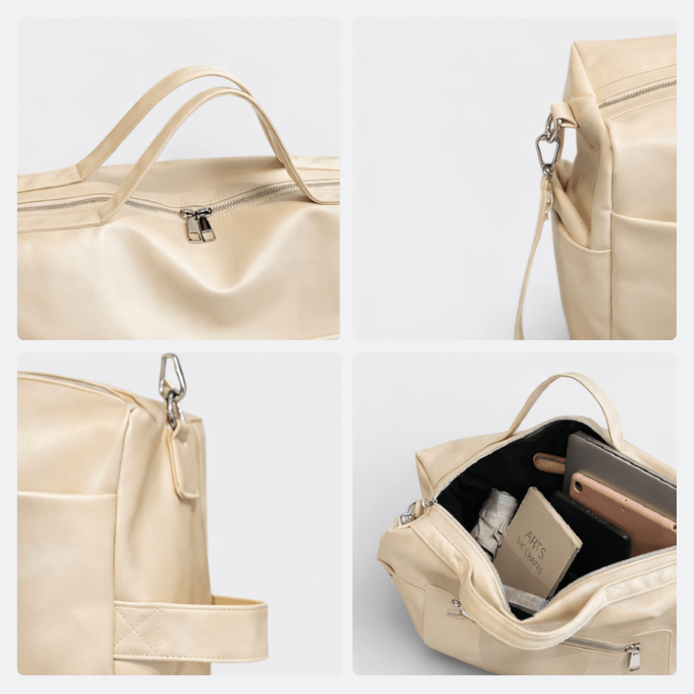 Sac de Voyage Cuir Homme Vintage Noir - | AïtaVia