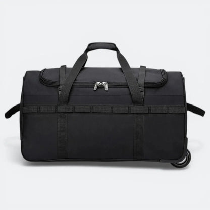 Sac de Voyage Polochon à Roulettes Noir & Bleu Gris - | AïtaVia
