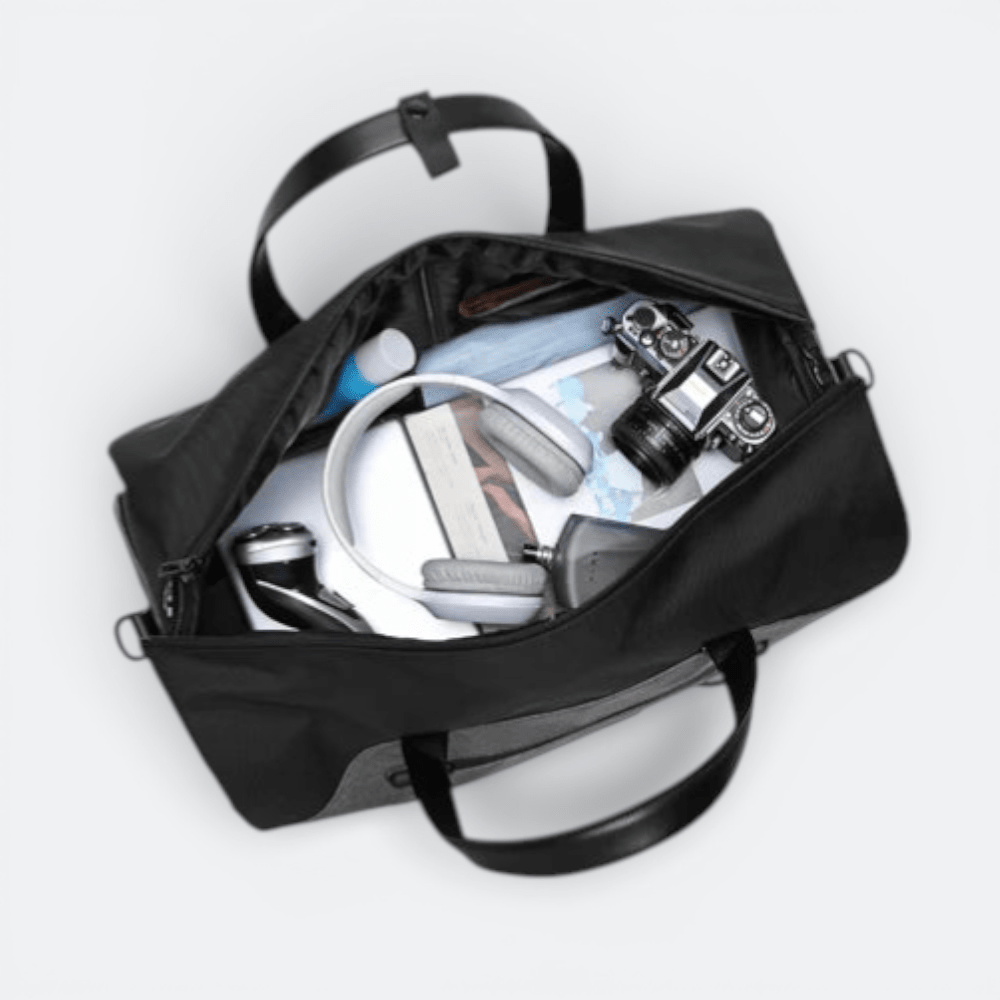 Sac de Voyage Polochon Homme Gris Neutre - | AïtaVia