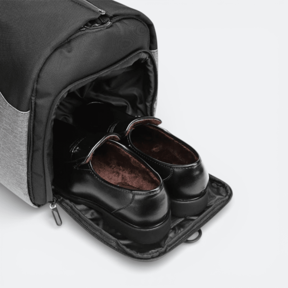 Sac de Voyage Polochon Homme Gris Neutre - | AïtaVia