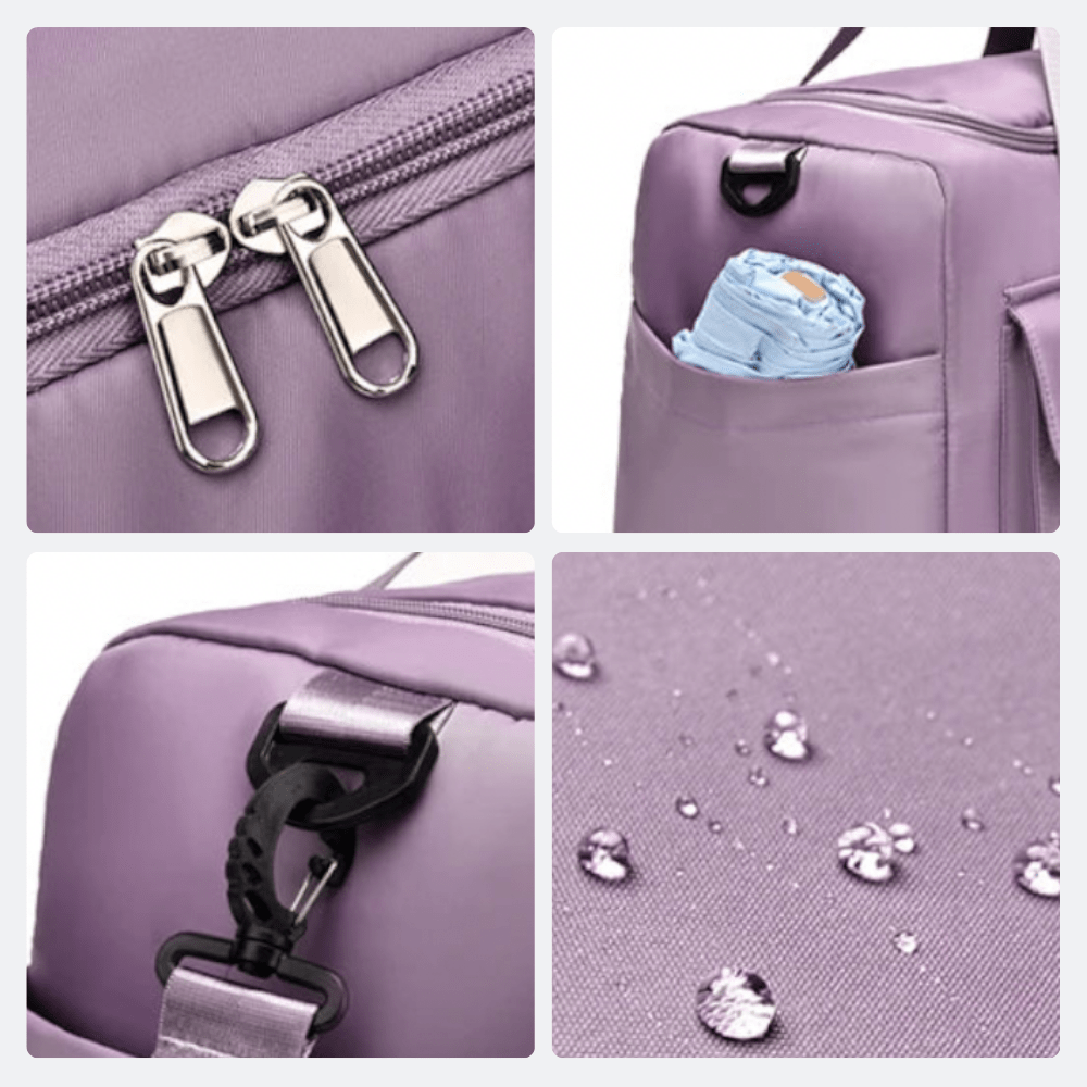 Sac de Voyage Week End pour Femme Bleu Minuit - | AïtaVia