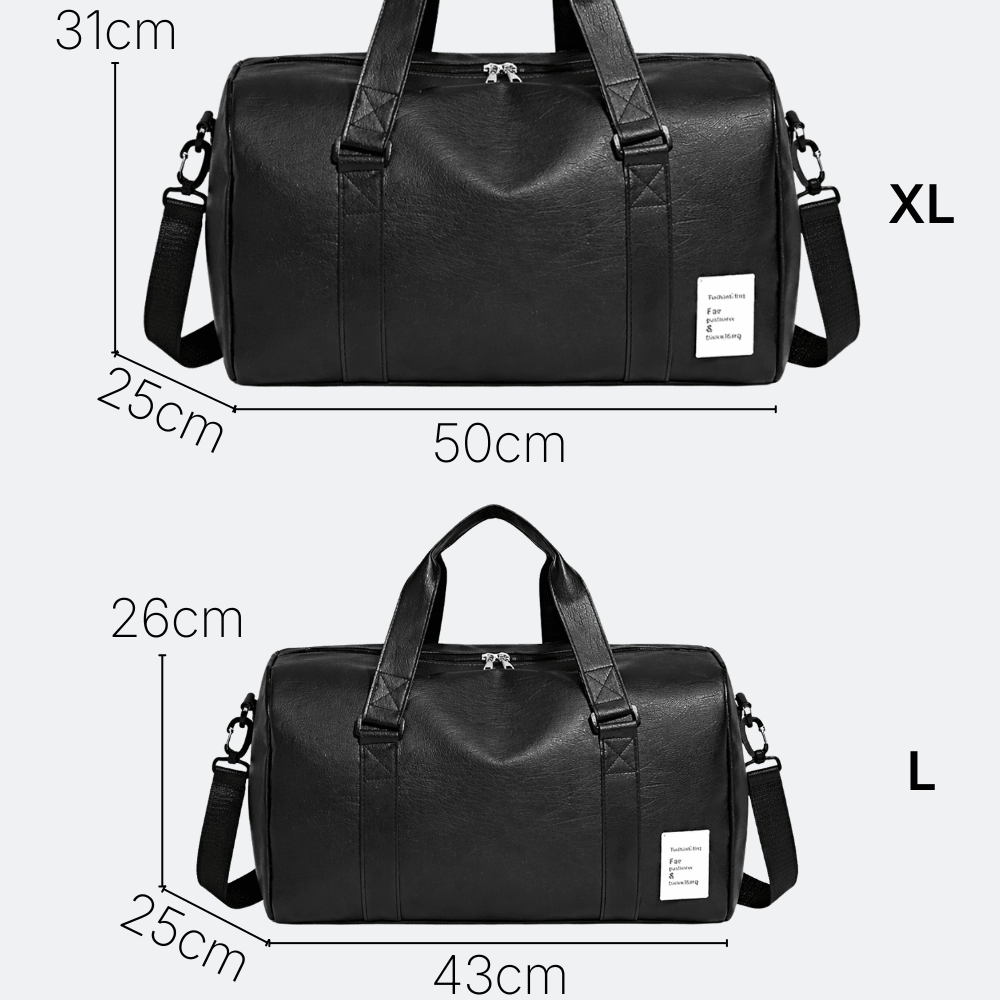 Sac de Week - End pour Hommes Noir - | AïtaVia