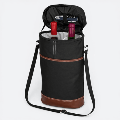 Sac Isotherme pour Bouteilles Noir Charbon - | AïtaVia