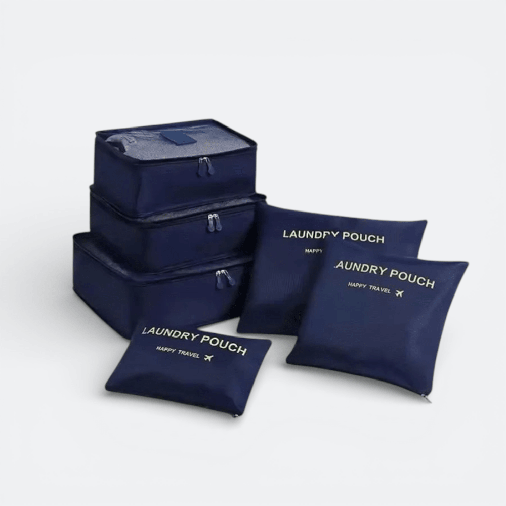 Sac Organisateur De Bagage Bleu Profond - | AïtaVia