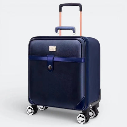 Sac Voyage Affaires Cuir Bleu Profond - | AïtaVia