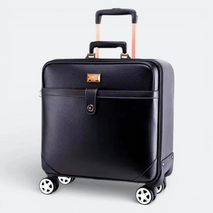 Sac Voyage Affaires Cuir Noir Profond - | AïtaVia