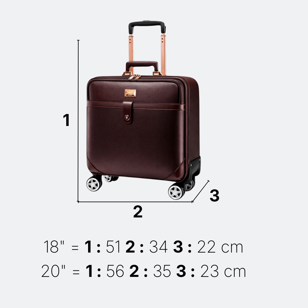 Sac Voyage Affaires Cuir Noir Profond - | AïtaVia