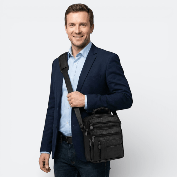 Sacoche Cuir à Bandoulière Homme