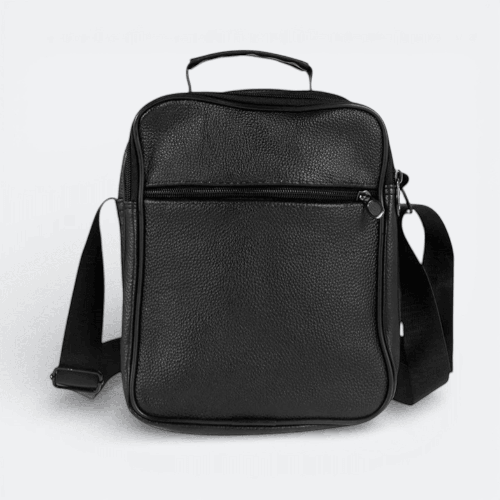 Sacoche Cuir à Bandoulière Homme Noir - | AïtaVia