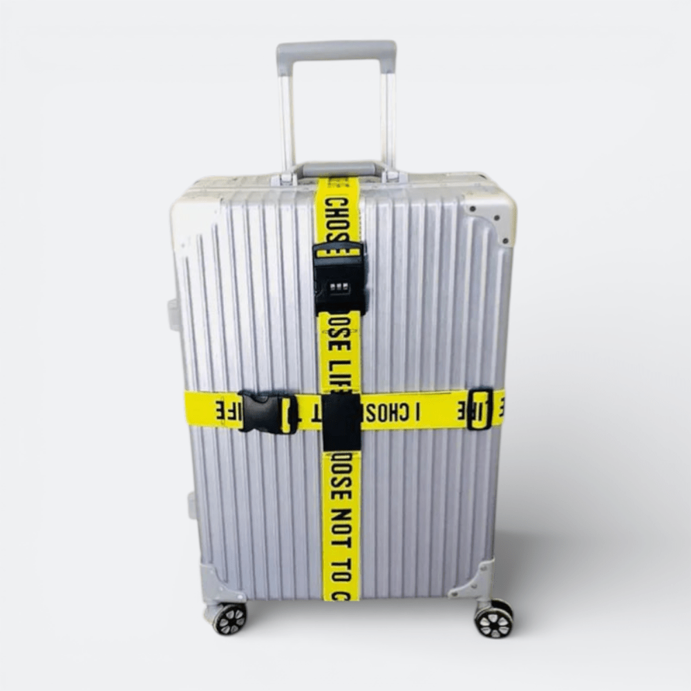 Sangle pour Valise avec Code Noir Charbon - | AïtaVia