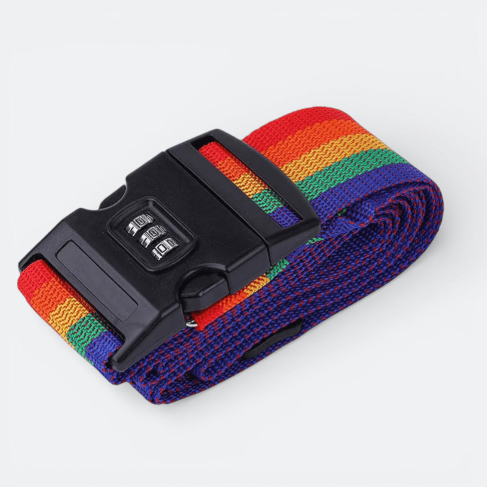 Sangle Valise avec Code Arc en Ciel - | AïtaVia