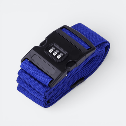 Sangle Valise avec Code Bleu Royal - | AïtaVia