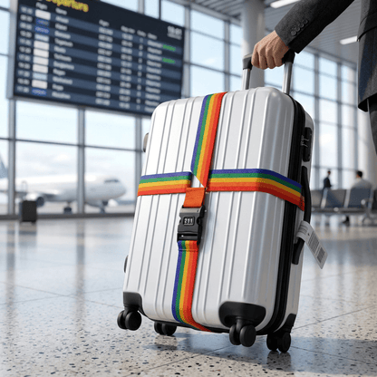 Sangle Valise avec Code Orange Vif - | AïtaVia