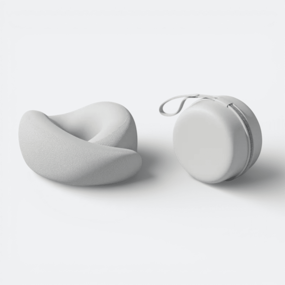 Soutien Cou Voyage Gris Clair - | AïtaVia