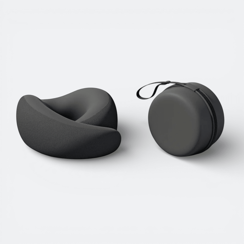Soutien Cou Voyage Gris Souris - | AïtaVia
