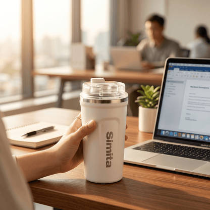 Thermos Café Voyage Rose Clair - | AïtaVia