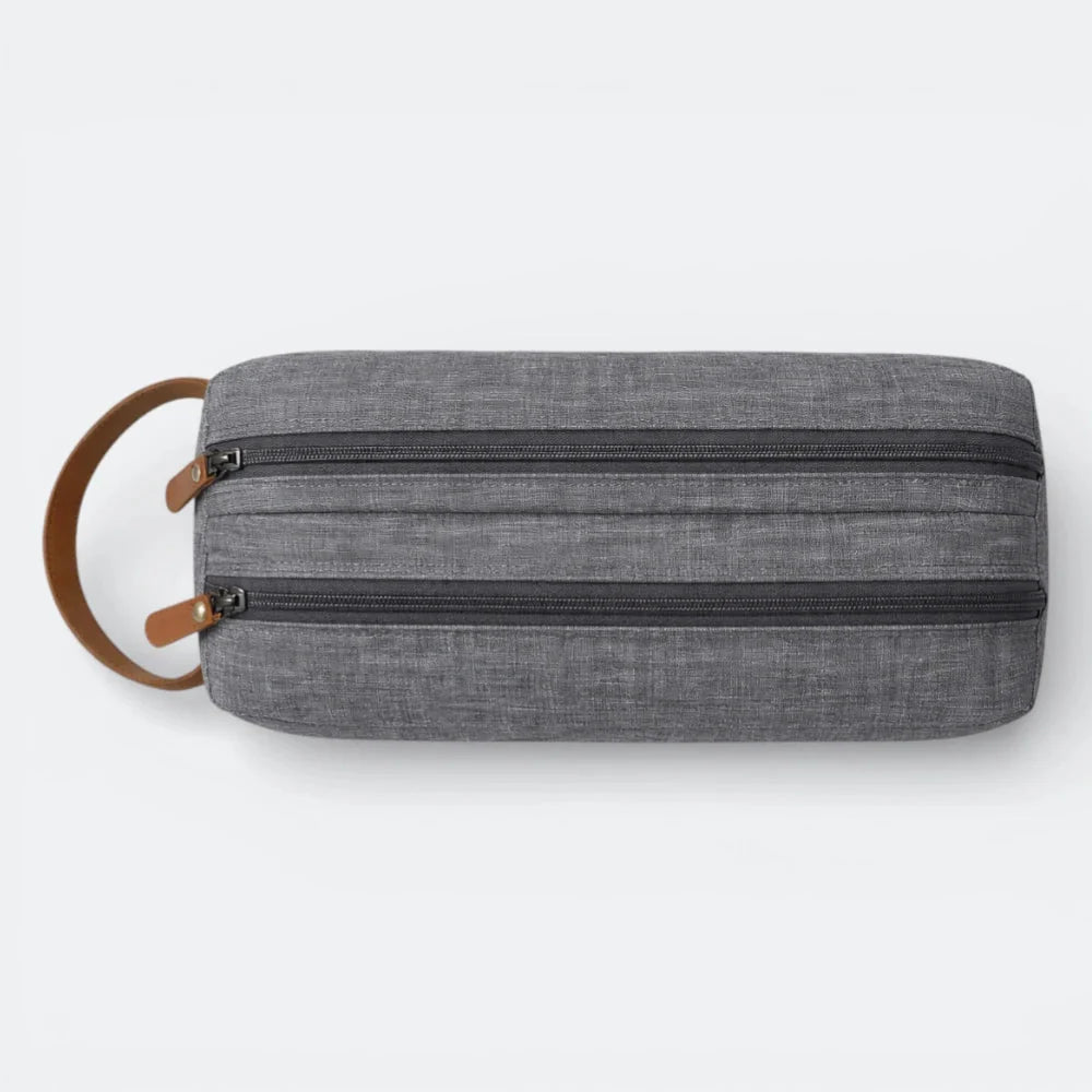 Trousse de Toilette avec Poignée Bleu Gris - | AïtaVia