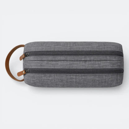 Trousse de Toilette avec Poignée Bleu Gris - | AïtaVia