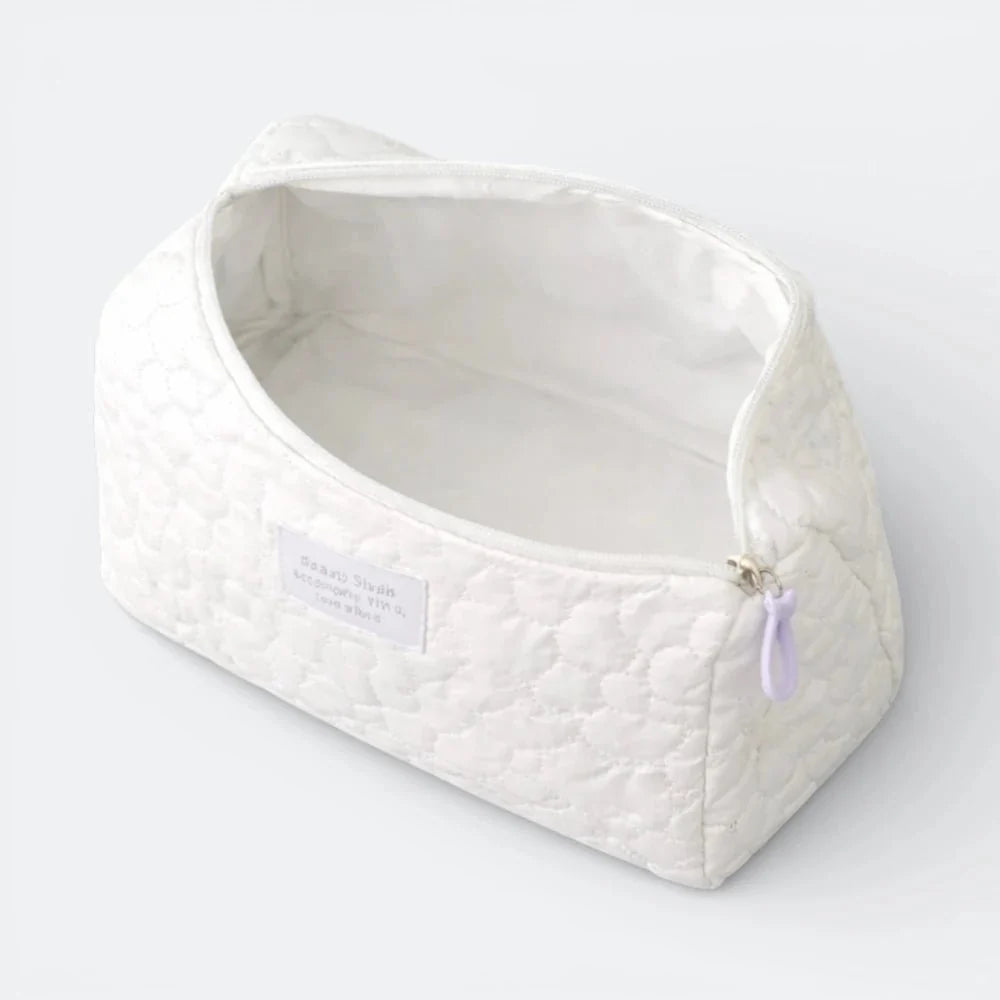 Trousse de Toilette Brodée Jaune Citron - | AïtaVia